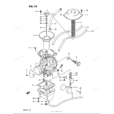 Suzuki SP600 '85-86 USA Emulsion tube X-7